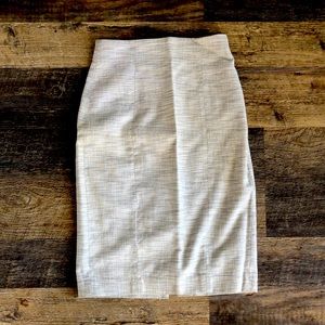 Jacquard Weave Pencil Skirt